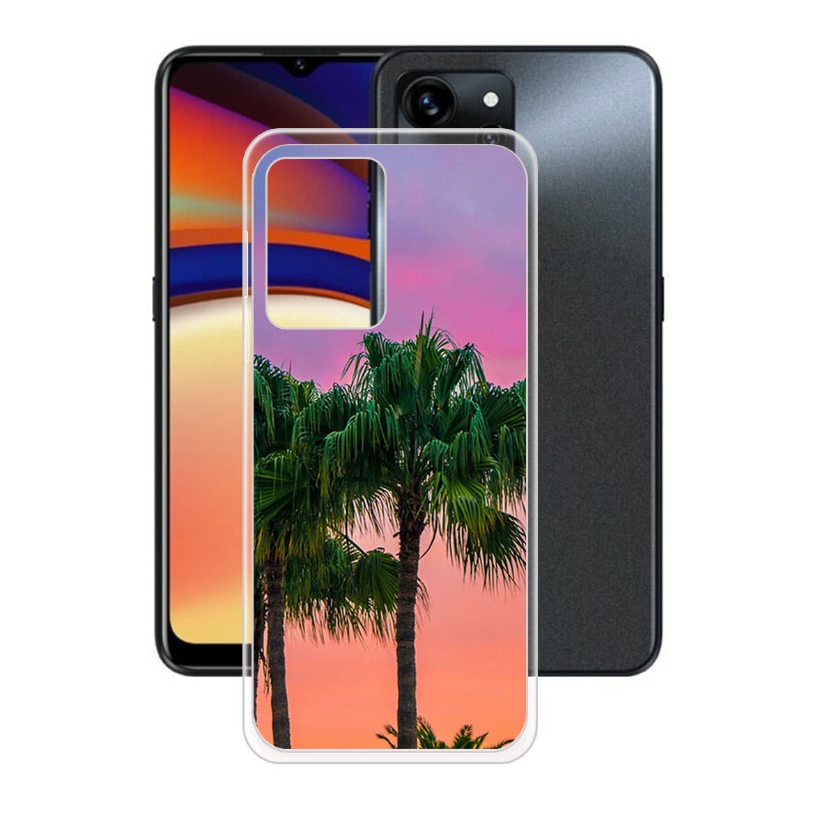 HGJTF Cover per Oukitel C32 (6.52), Trasparente Morbida TPU Antiurto