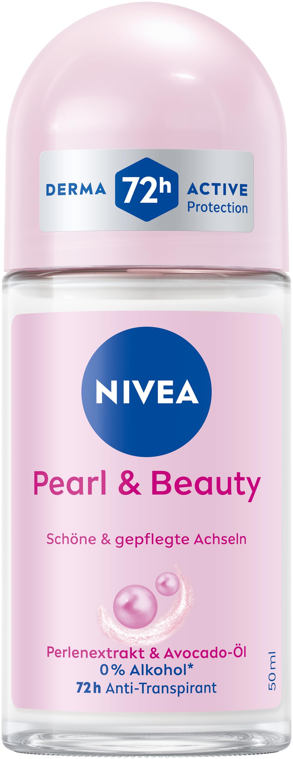 Nivea Damen Deo, Pearl & Beauty Deo-Roller 50 Ml (Roll-On, 50 Ml)