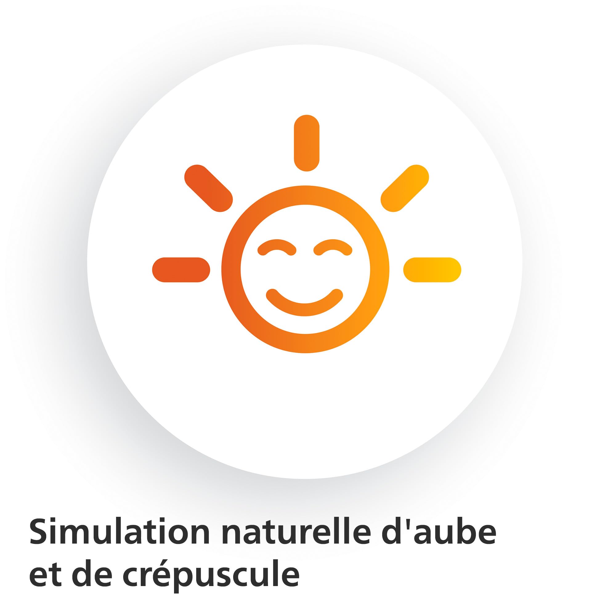 Philips Éveil Lumière - simulation de lever de soleil avec 2 sons naturels, radio FM, lampe de lecture, fonction de répétition de l'alarme (modèle HF3505/01)