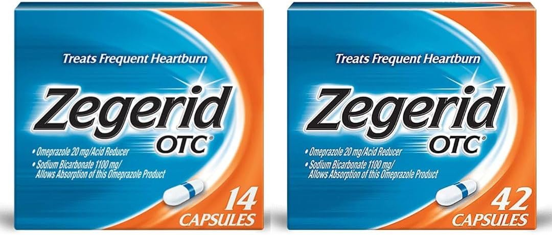 Amazon.com: Zegerid OTC 24-Hour Heartburn Relief Omeprazole 20mg ...