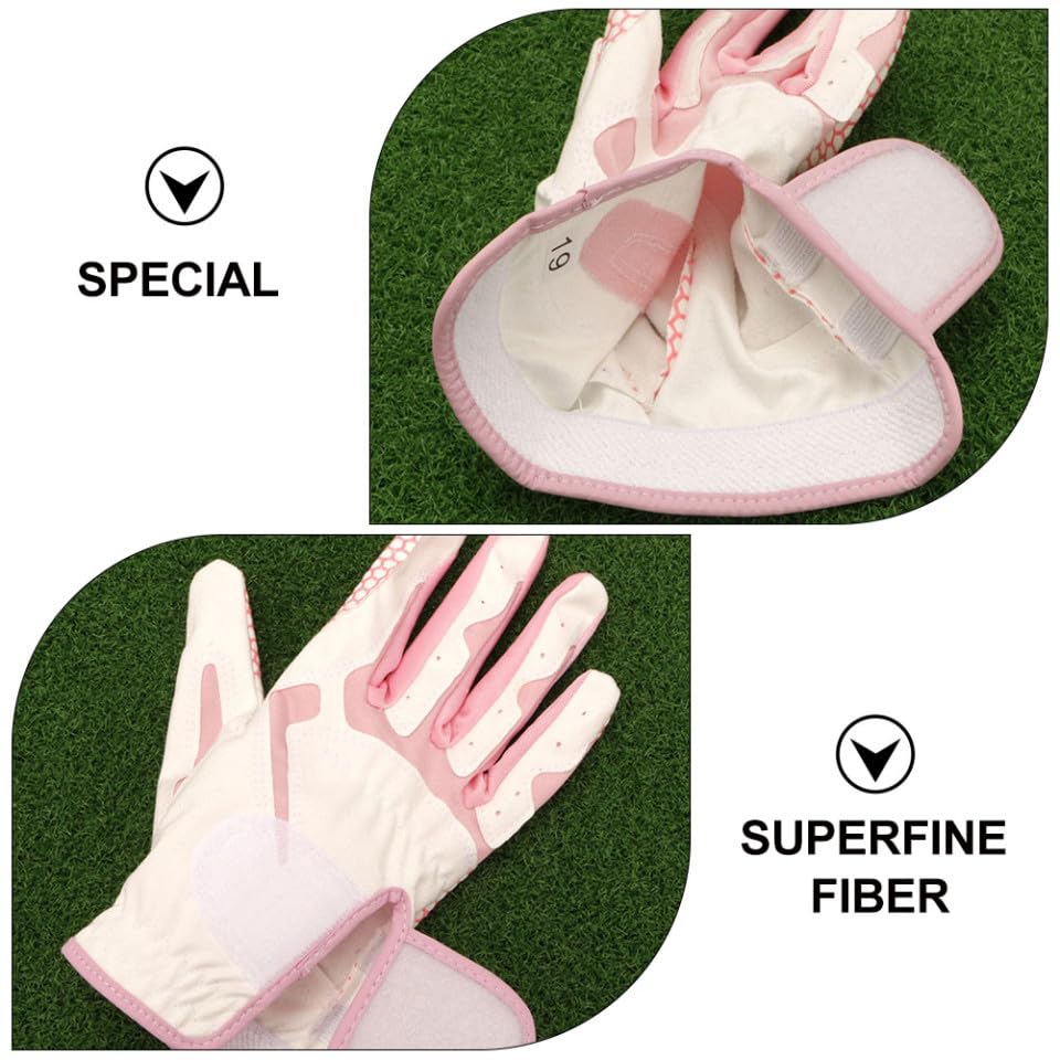 Guantes de golf para mujer Mikikit en fibra superfina transpirable 3
