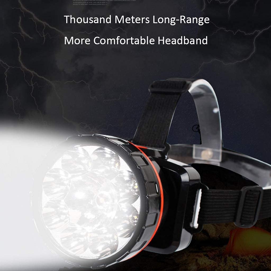 Phare, Lampe de Poche avec RechargeableCycling Running Dog Chien Marche Camping Randonnée Pêche Nuit Lecture
