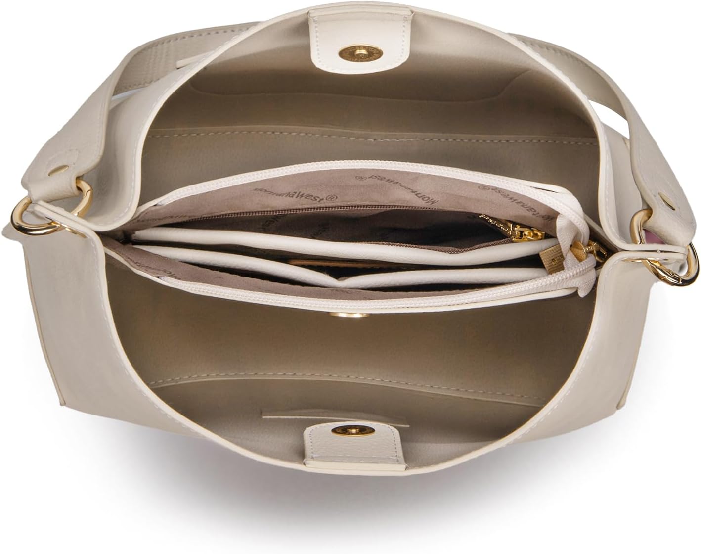 Montana West Medium Hobo Purse for Women Bucket Shoulder Bag with Crossbody Strap - Image 6