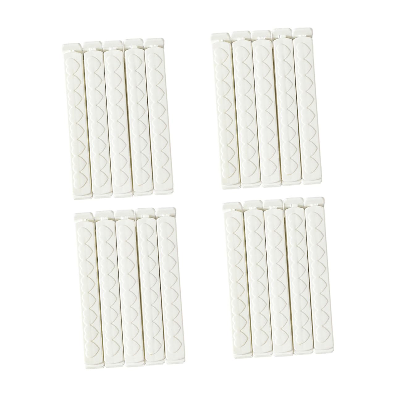 Alipis 20Pcs Food Sealing Clips Snack Sealer for Food Preservation Material Bag Clips for Kitchen Storage Keep Snacks Fresh and Secure