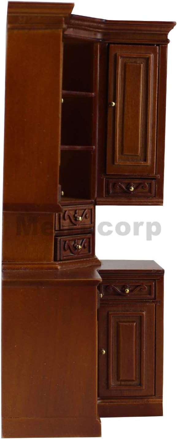 🛒 Crazy Deals Meirucorp Fine 1/12 Scale Miniature Furniture Modern Classical Wooden Corner Cabinet Flash Sale Buy 1 get 1 Meirucorp Fine 1/12 Scale Miniature Furniture Modern Classical Wooden Corner Cabinet