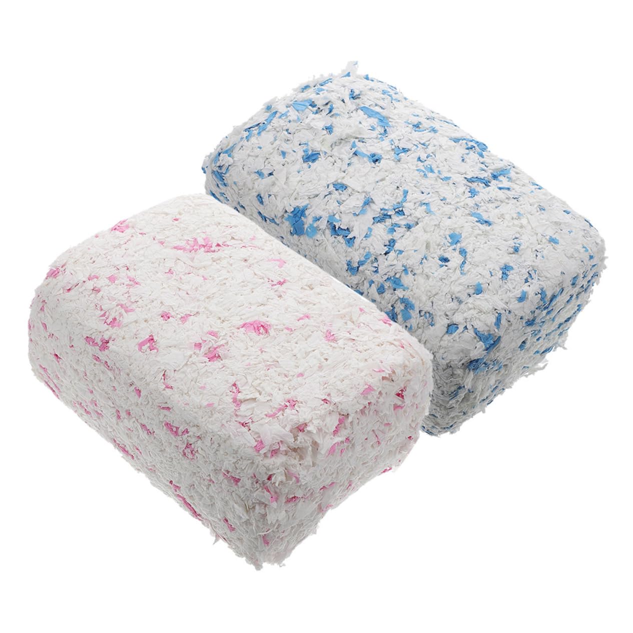 Hobelspäne Einstreu 25kg Papierstreu für Kleintiere 2 Beutel Staubarm Saugfähig für Kaninchen und Rennmäuse im Käfig