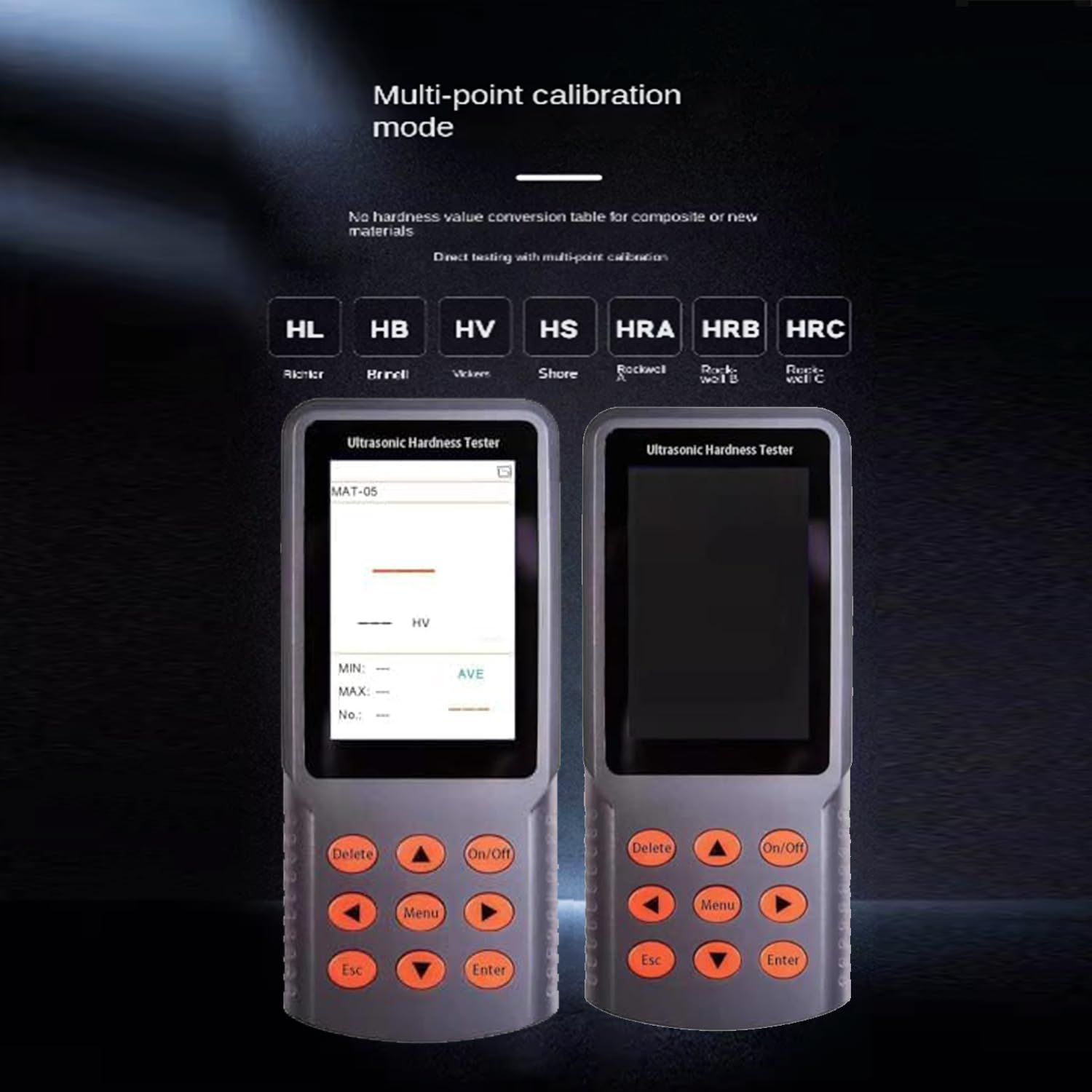 VTSYIQI Ultrasonic Hardness Tester Meter Gauge Instruments with ±4% HV Accuracy Force 98N Minimum Workpiece 2mm for Small Forgings Foundry Materials ASTM Standard