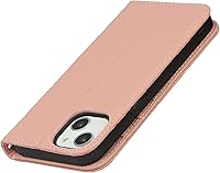 Vista 53 de iCoverCase Funda tipo cartera compatible con iPhone 13 Pro Max con ranuras para tarjetas, funda magnética de piel auténtica con bloqueo RFID, Naranja