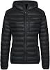 Wantdo Womens Packable Down Jacket Lightweight Puffer Jacket Hooded Winter Coat
