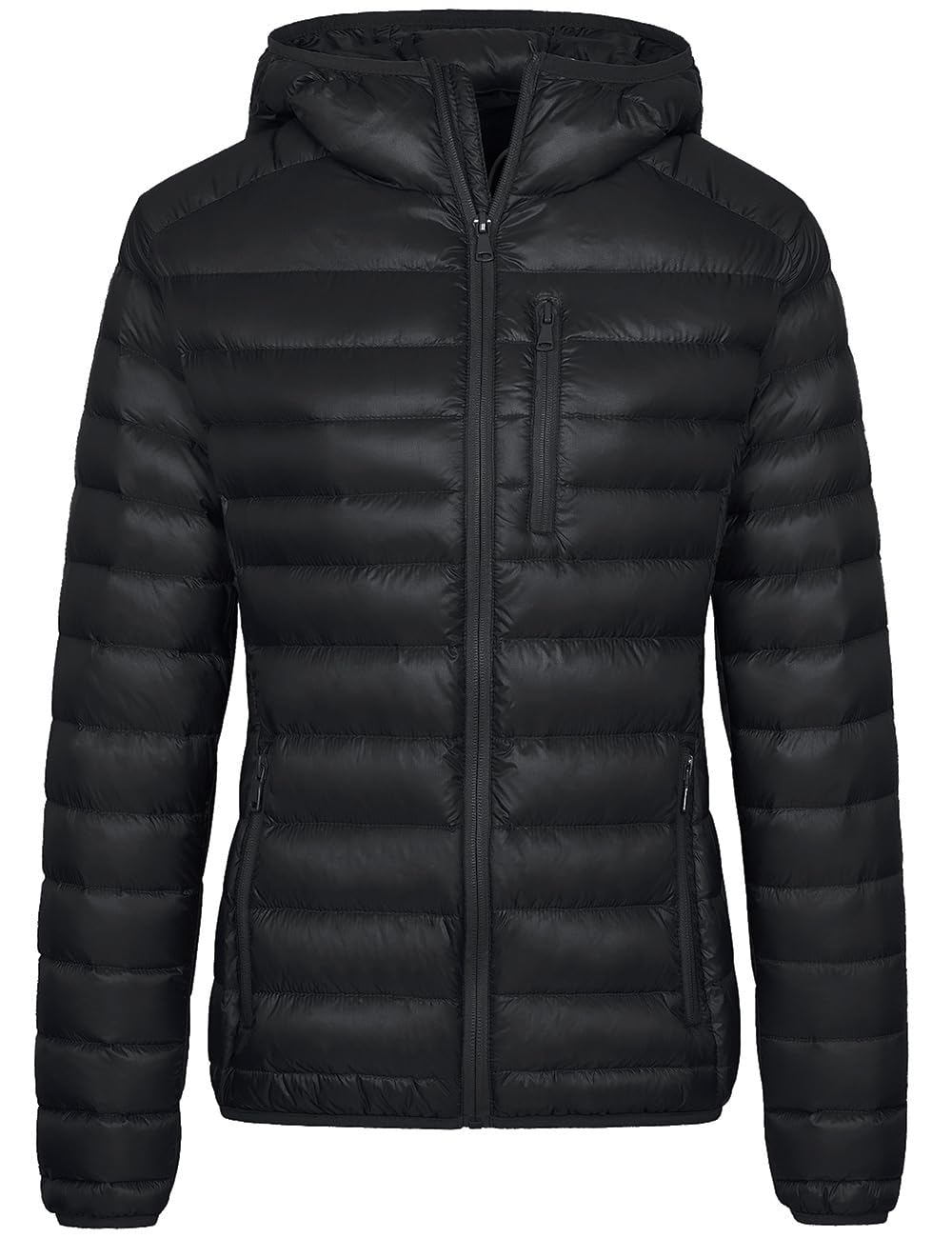 Women's Packable Puffer Down Jacket Lightweight Hooded Winter Coats