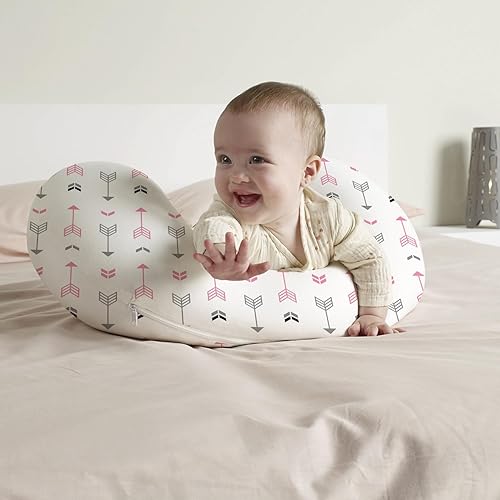 Miniatura 3 de BROLEX Fundas de almohada de lactancia para bebés paquete de 2 fundas suaves para almohadas de lactancia materna, tela cómoda, se adapta a almohadas