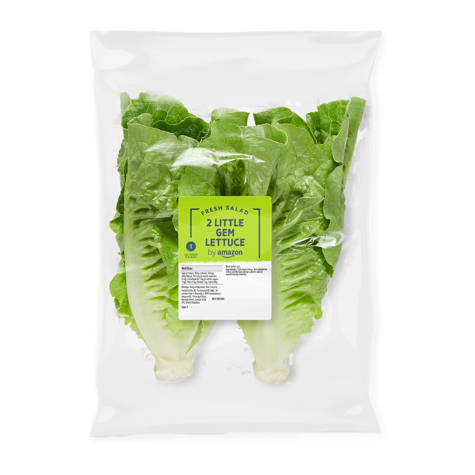 by Amazon Little Gem Lettuce, 2 Pack , 180 Grams