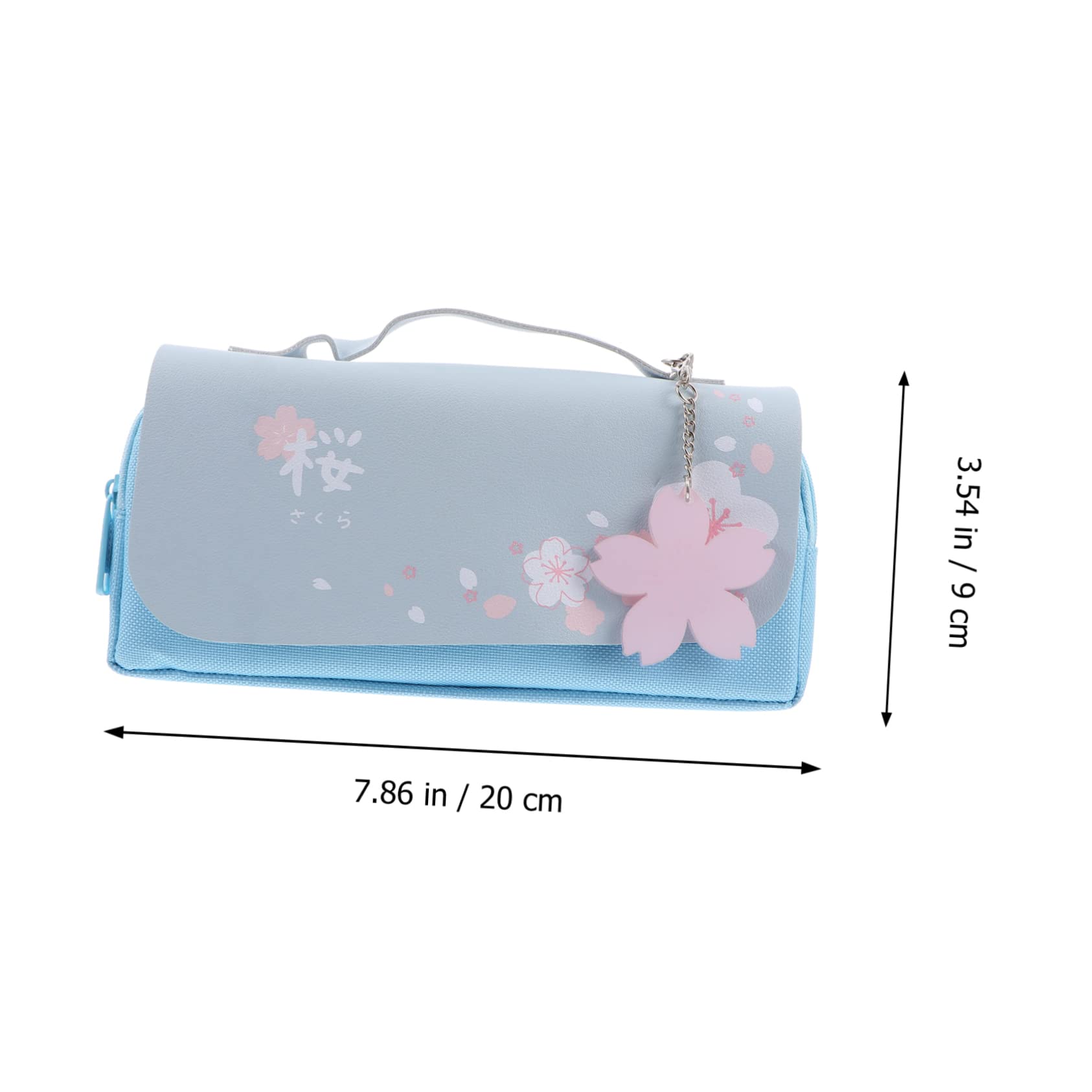 Tofficu Estuche para Lápices De 2 Piezas para Estudiantes Bolsa De Papelería De Gran Capacidad Bolsa para Lápices con Doble Cremallera Cubierta Adhesiva Portátil para Mayor Seguridad.