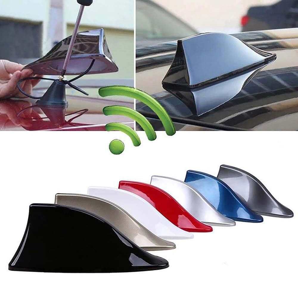 Antenne Aileron Requin Fibre Carbone Pour Seat Leon, Ibiza, Altea, Ateca… - Design Sportif, Amélioration Signal FM/AM