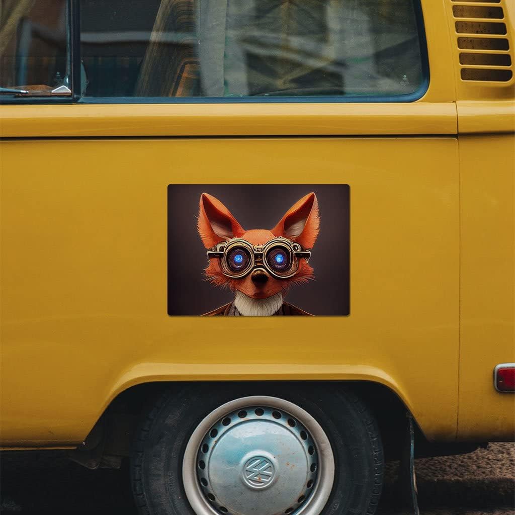 Fashion Car Magnet 2 PCS - Fox Car Magnet - Graphic Sticker