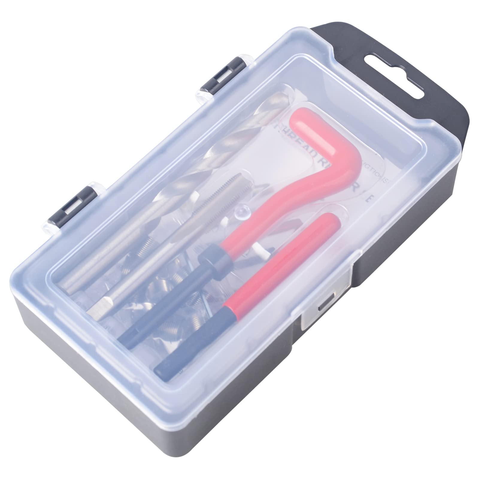 DAYUAN Kit di Riparazione Filettatura M10x1.0mm Helicoil Ripristino Strumenti di Riparazione Filo Kit Inserto Filo Compatibile Set di Utensili manuali per Riparazione Auto