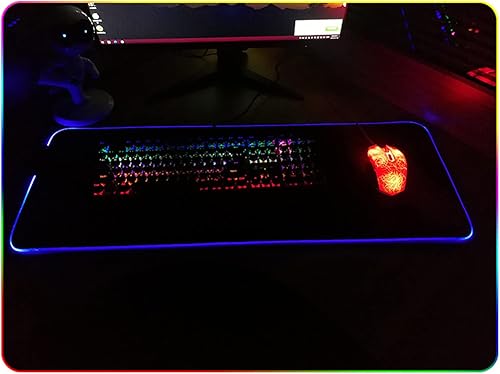 Miniatura 6 de cici store RGB Mouse Pad Desk Mat XXL Computer Mousepad 12 LED Backlights Cover Table Mause Gaming Mouse Pad