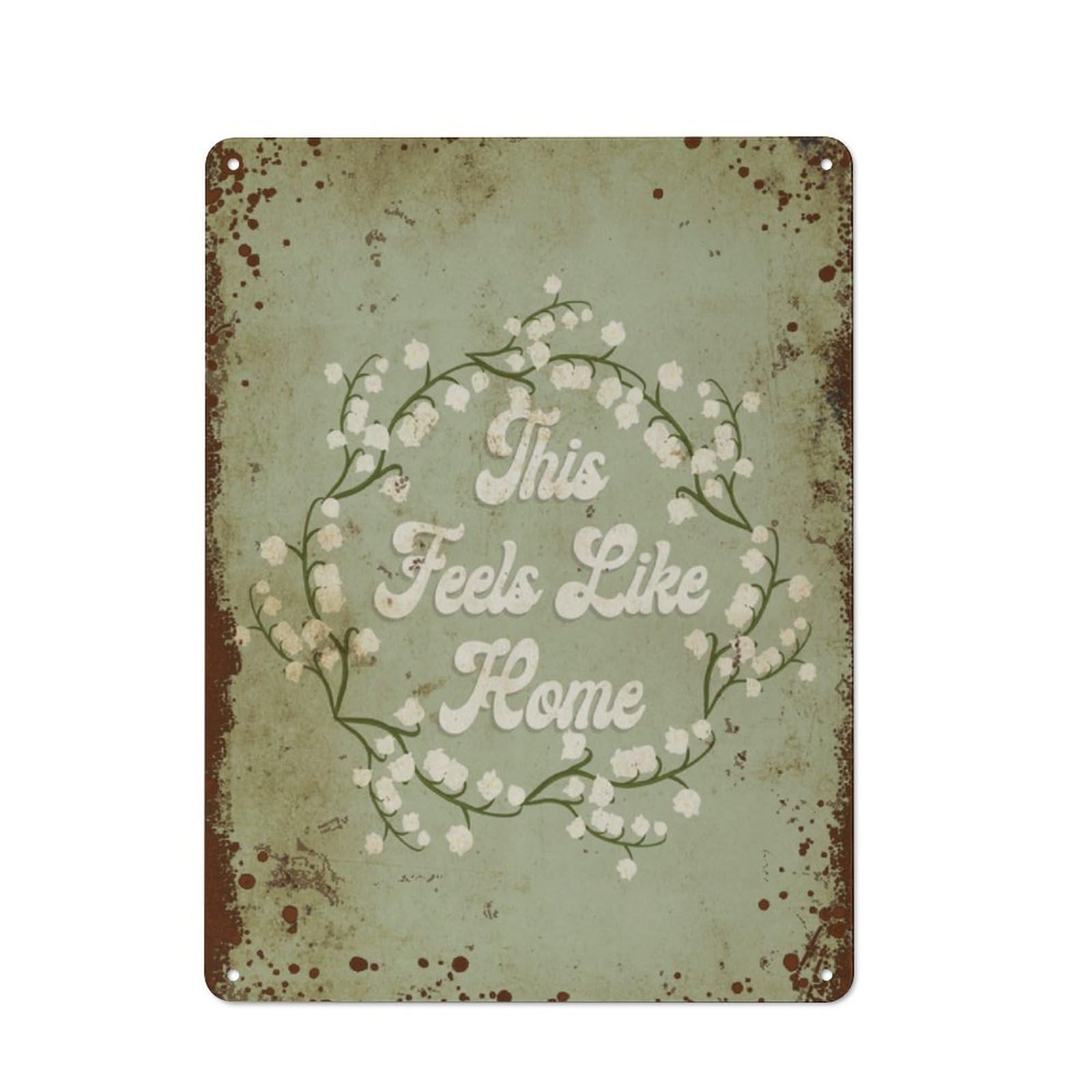 Kwqdozf Style-12 12X16inch Sage Green Wall Art,Grey Green Kitchen, This Feels Like Home 12X