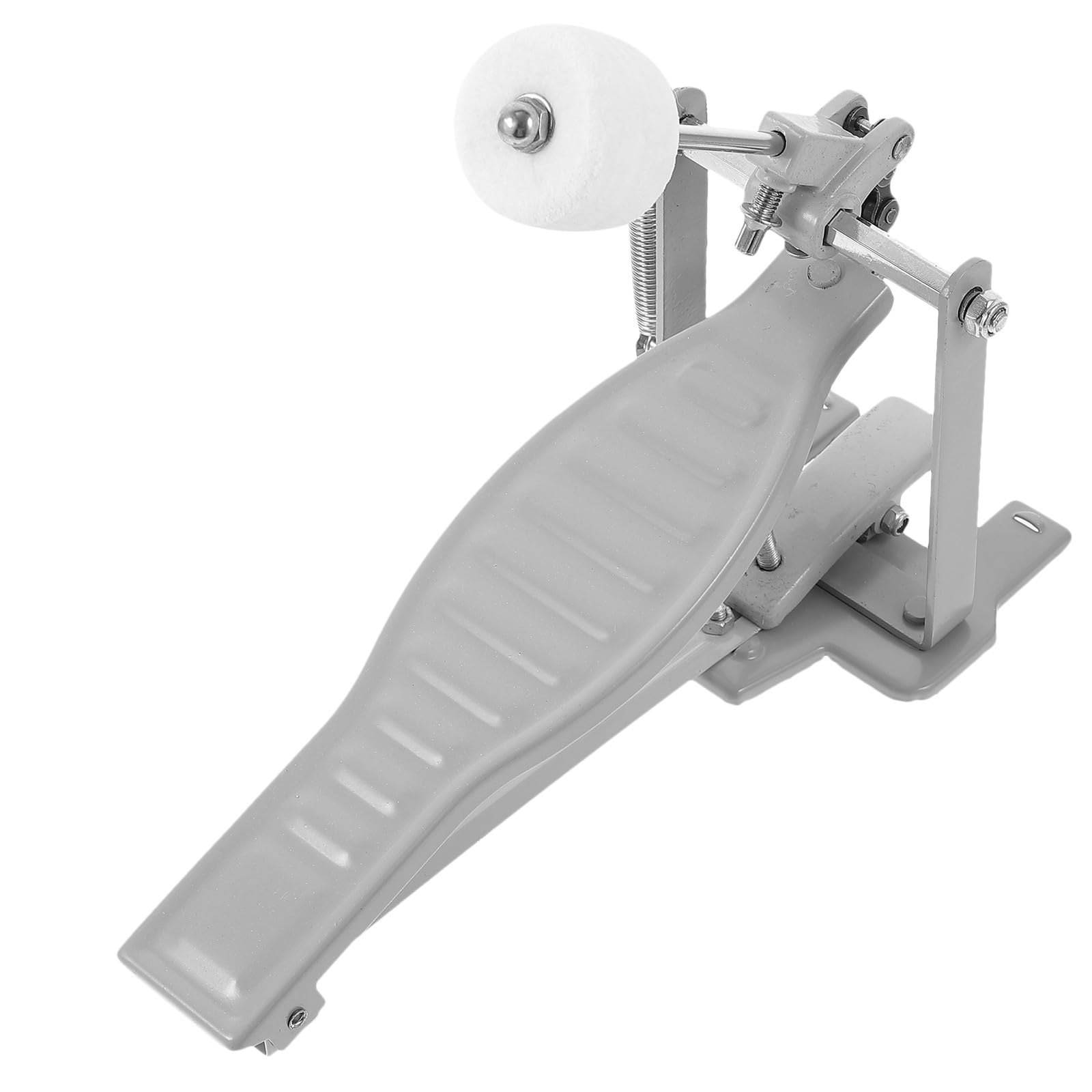 Zerodeko Pedal de Bombo para Batería de Percusión, Accesorio de Repuesto Plateado, Pieza Única Resistente para Kit de Batería, Adecuado para Mantenimiento y Uso Prolongado