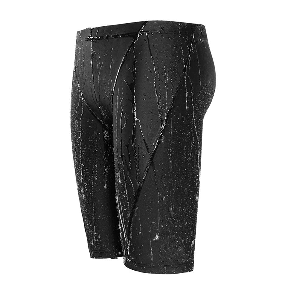 ubersweet Imported Men Adjustable Drawstring Swim Shorts Board Shorts Swimwear Quick-Dry Beach Shorts with Swimming Cap_146837-picture-40