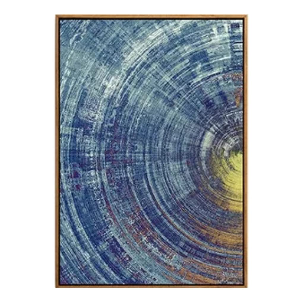 Peinture moderne sur toile abstrait nordique pour une ambiance sereine