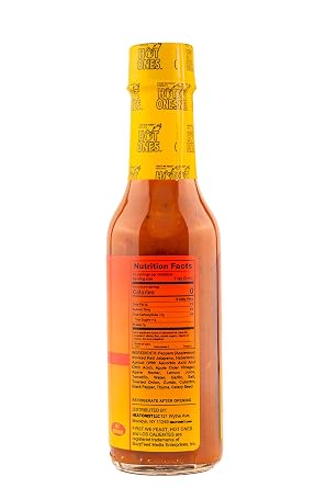 Hot Ones Los Calientes Rojo Hot Sauce Made With Natural Ingredients & Spicy Flavors From Smoked Red Jalapeno, Habanero & Apricot, 5 fl oz Bottle (1-Pack)