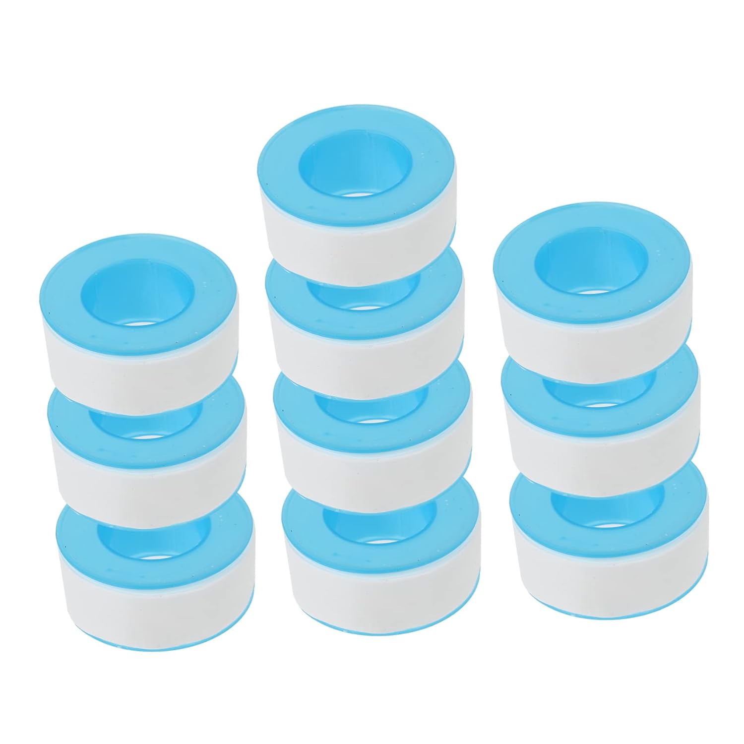 10 Rolls PTFE Pipe Thread Seal Tape, White Waterproof Plumbing Seal Tape