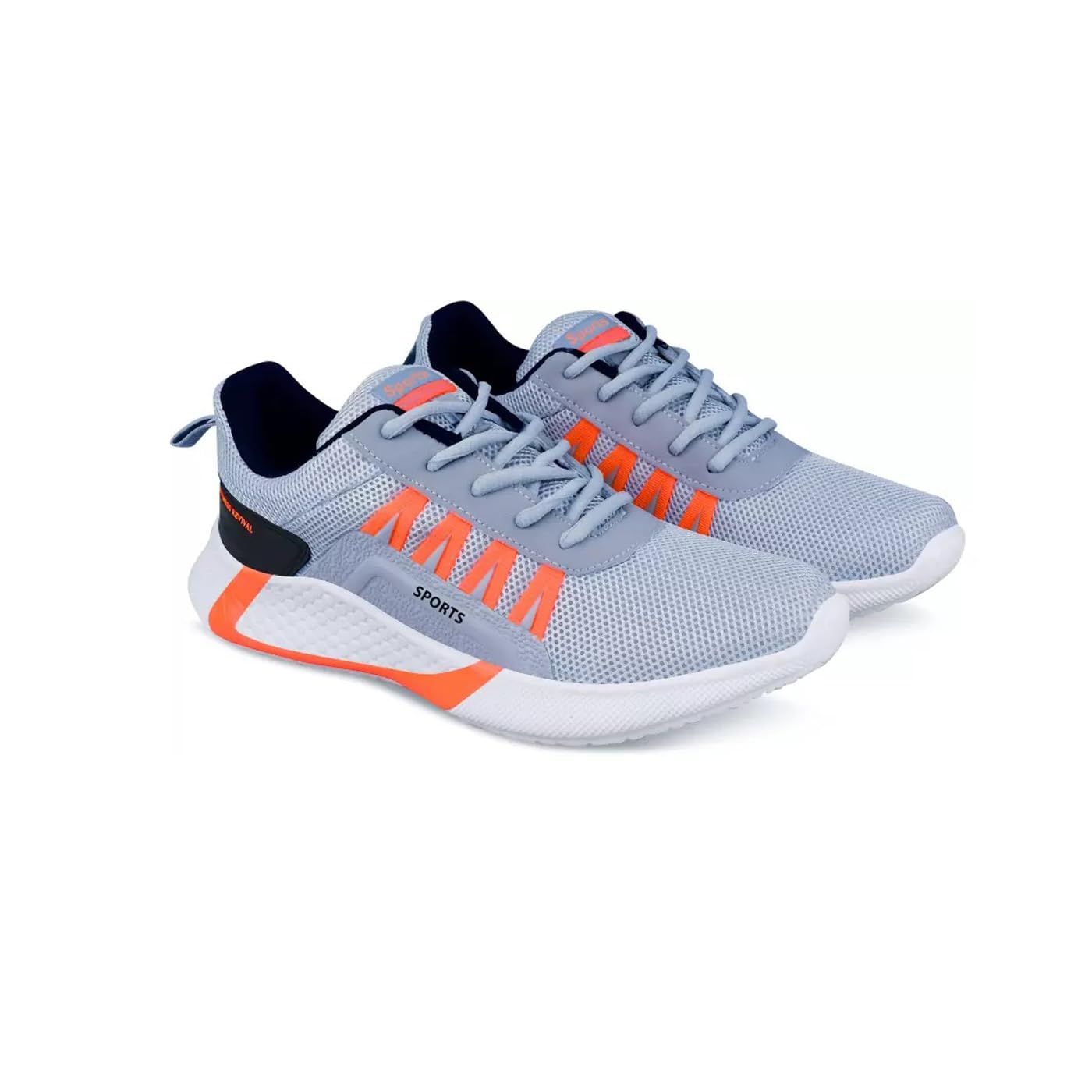 Latest Stylish Lightweigh Shoes for MenSports Shoes for MenRunning Shoes for MenSports ShoesWalking Shoes for MenGym Shoes for Men & Boys(81) R Grey-picture-22