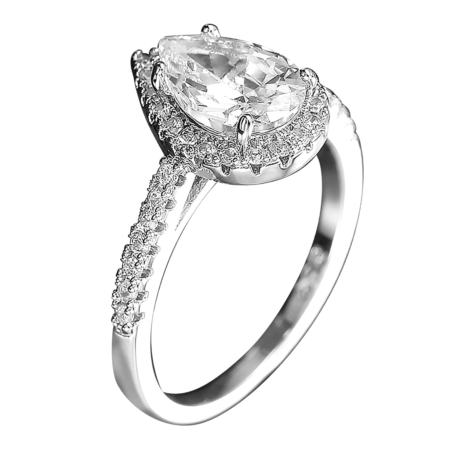 Peora American Diamond Studded Gold Plated Finger Ring Fashion Wear Stylish Jewellery Gift for Girls & Women (PX8R131-7) (B0BTPRS2R6) Amazon Price History, Amazon Price Tracker