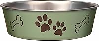 Vista 22 de Loving Pets Bella Tazones para Perros - Tazones de Acero Inoxidable para Perros y Gatos - Tazón de Comida para Perros a Prueba de Derrames, Tazón