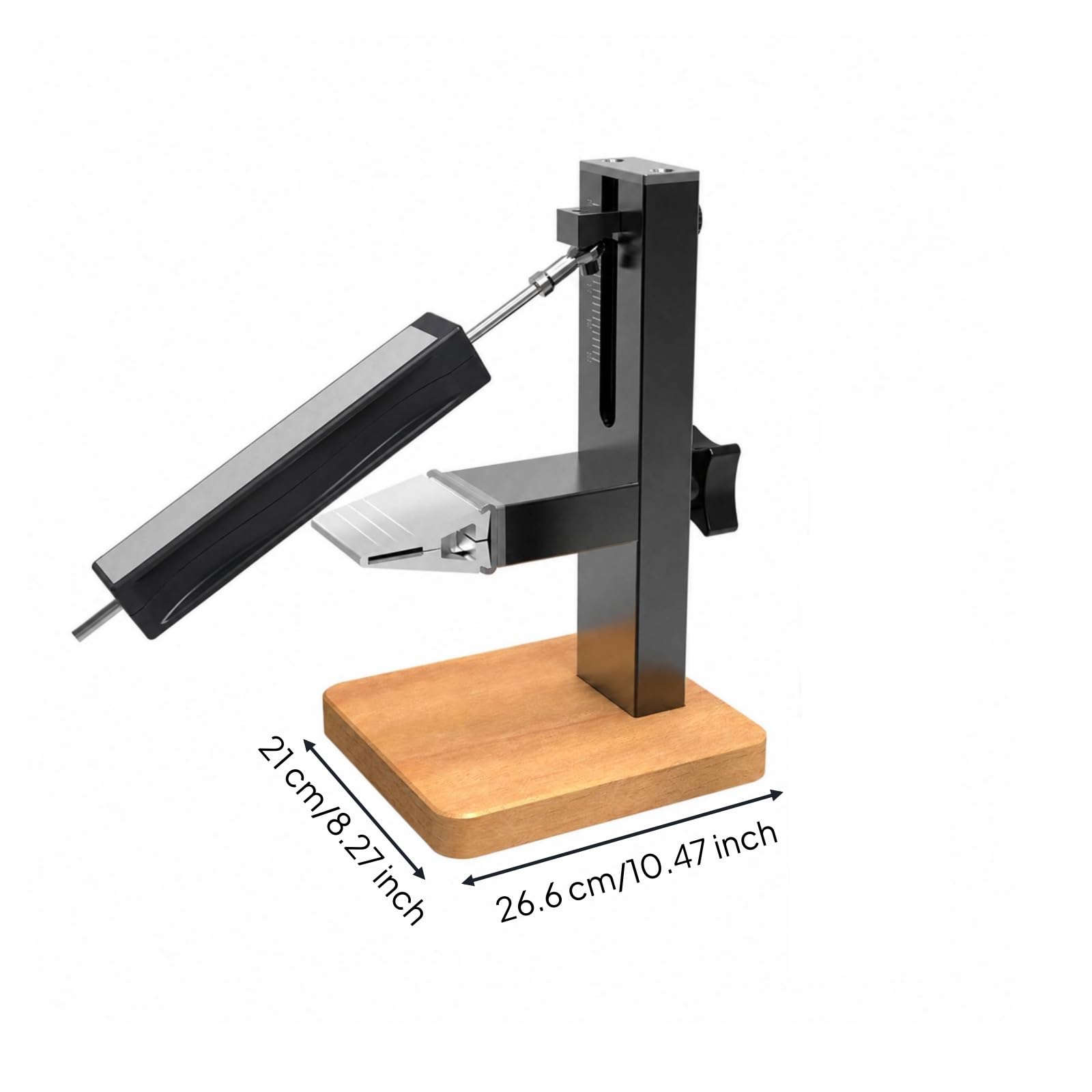 Afilador Profesional Cuchillos con Guía Ángulo Doble Mecanismo Cor con Pinza Cuchillos Ergonómico para Cocina, Taller