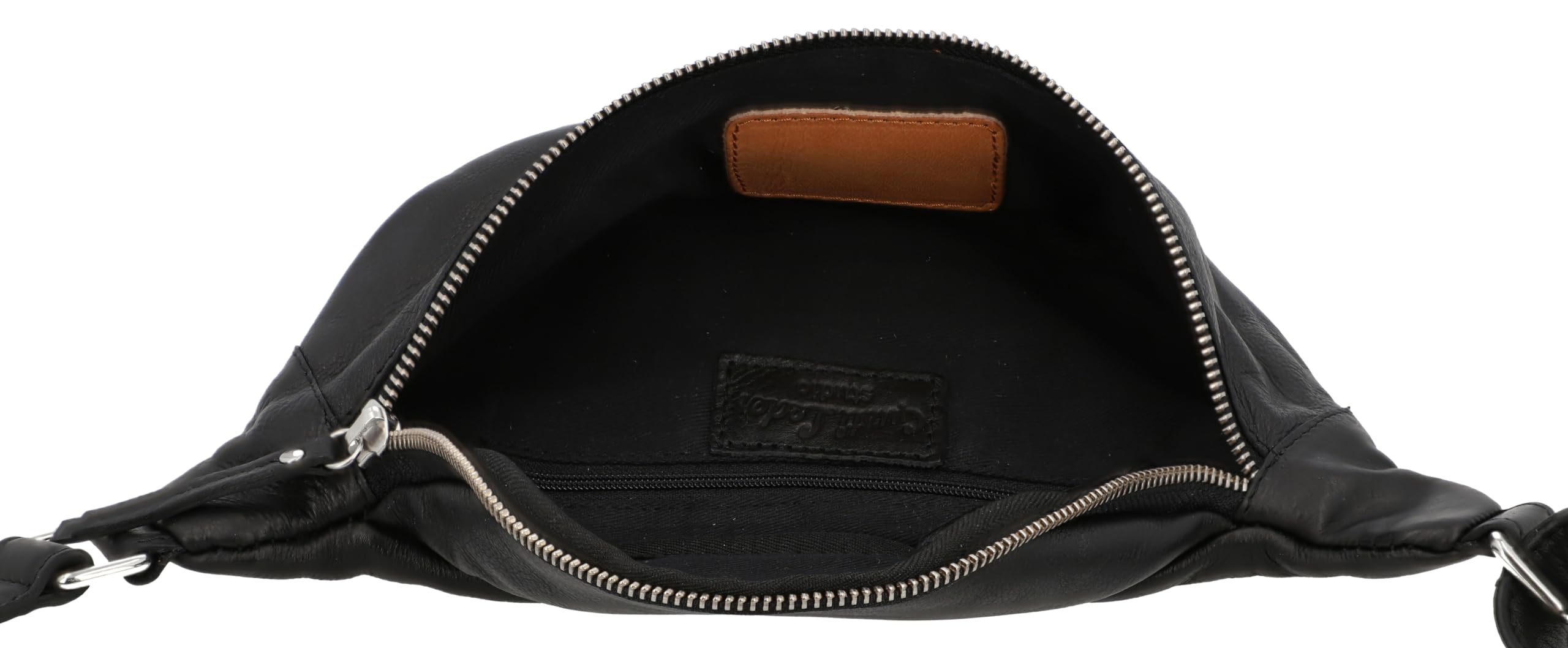 Gusti Cillian - Riñonera de piel para hombre y mujer, Negro , [25x14.5x8.5] cm, Retro