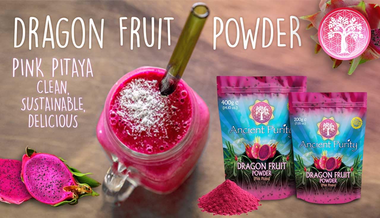 POUDRE DE DRAGON FRUITS (PITAYA ROSE) 400G