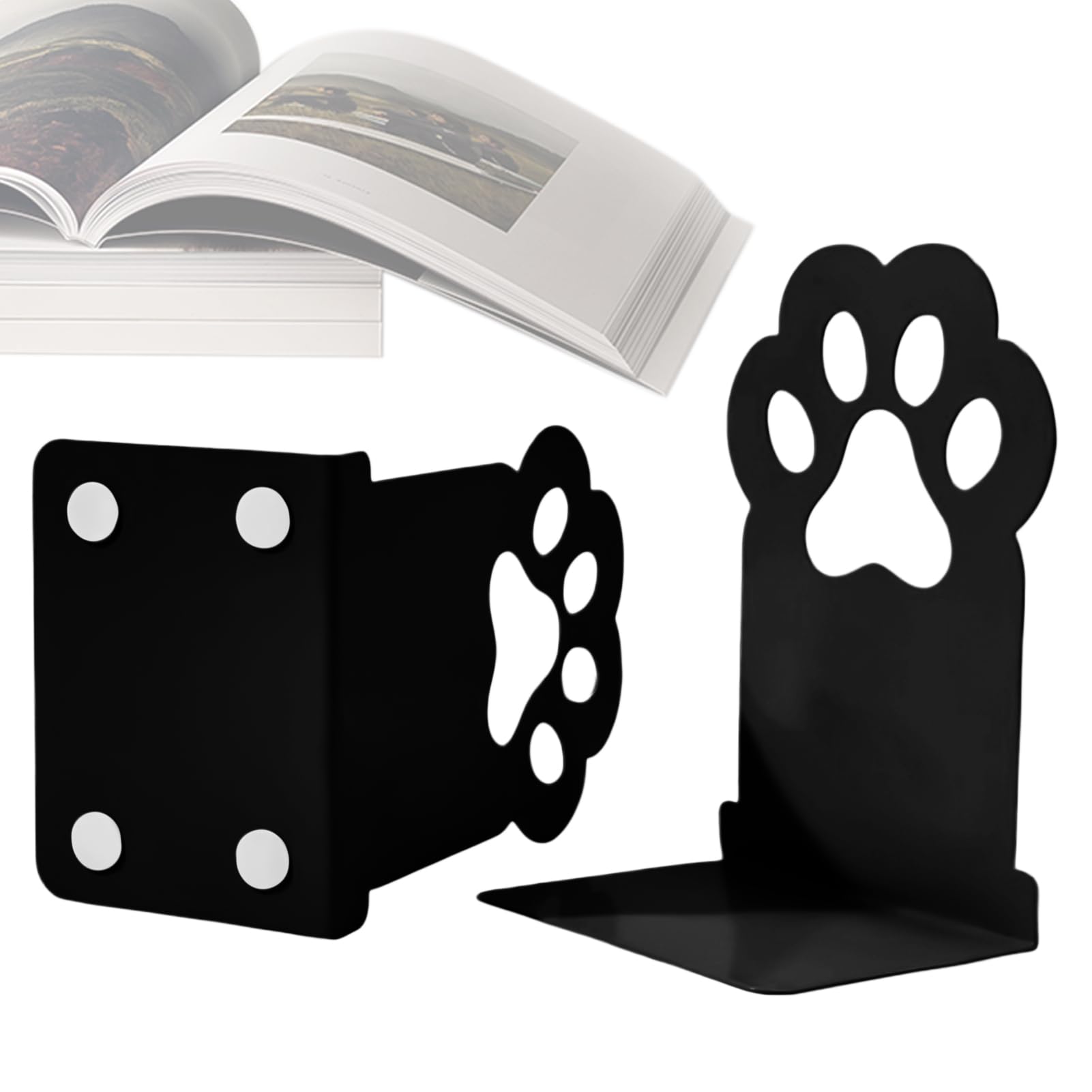 Serre-livres patte de chat moderne pour décorer le salon et sécuriser les mangas