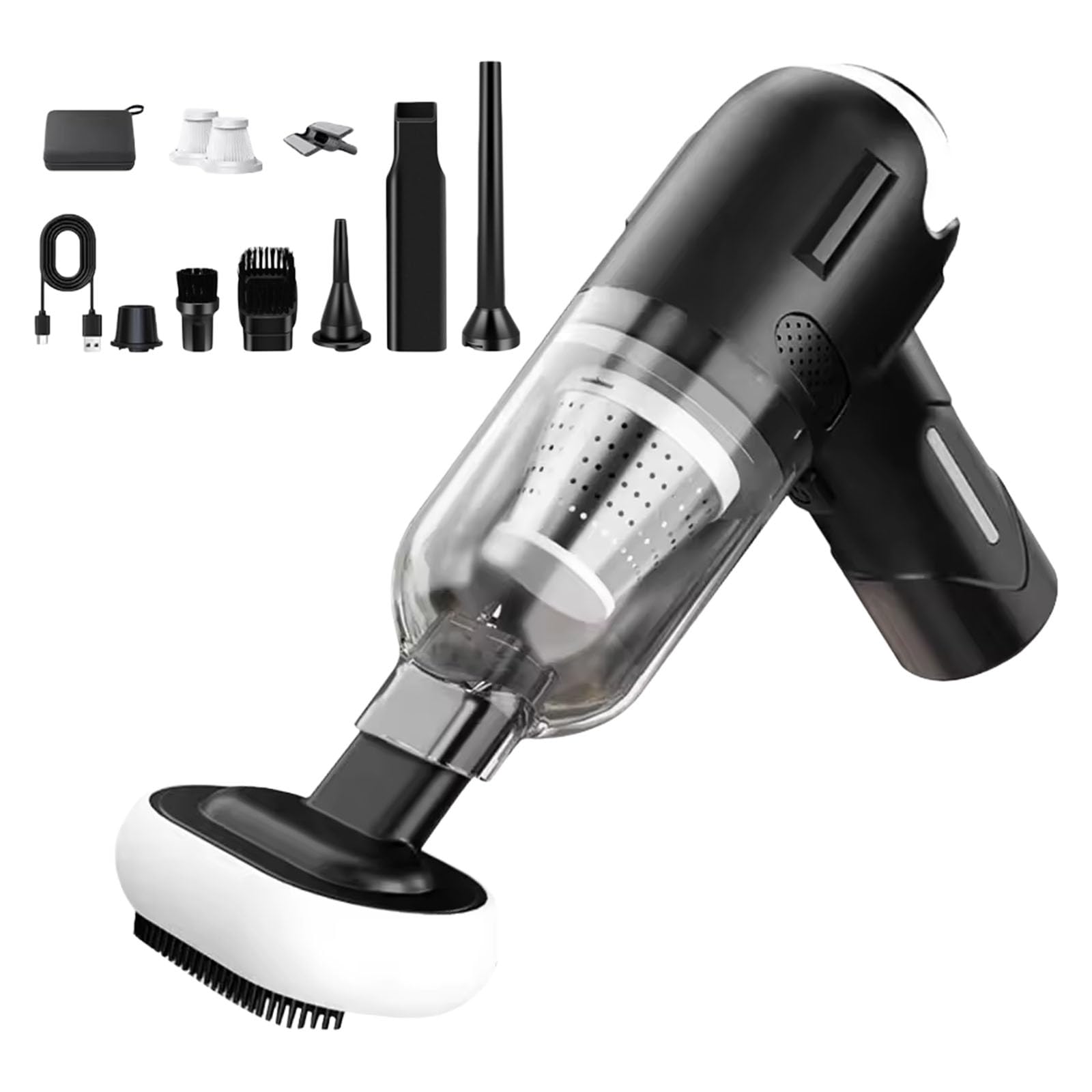Mekalero Effective Portable Handheld Vacuum Cleaners with Filter Collector Powerful Suction Car Vacuum Cleaners Home