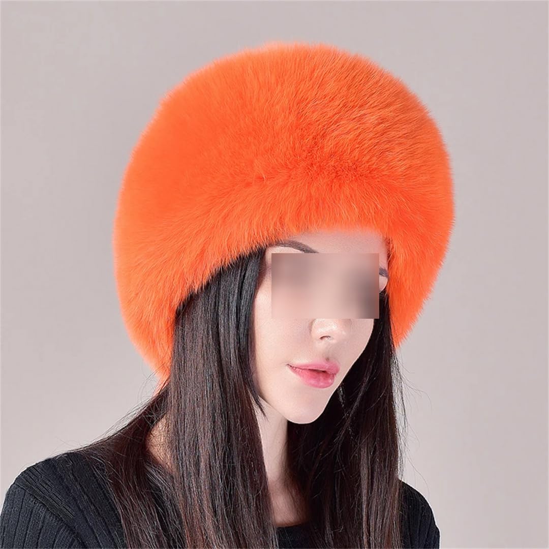 Inverno Donne Casual Solido Faux Peloso Cappello Soffici Outdoor Caldo Neve Peloso Cappelli