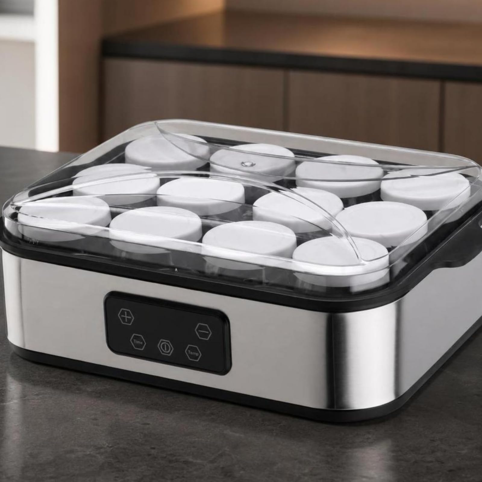 Yogurtera con Control Digital Compacta, 8 Tazas