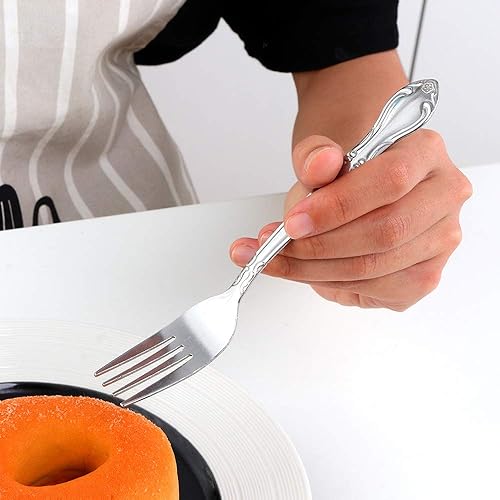 Miniatura 540 de Juego de 12 cucharas de café, mini cucharas de café, cucharas de espresso de acero inoxidable, cucharas pequeñas para postre, té, aperitivo, 4.6