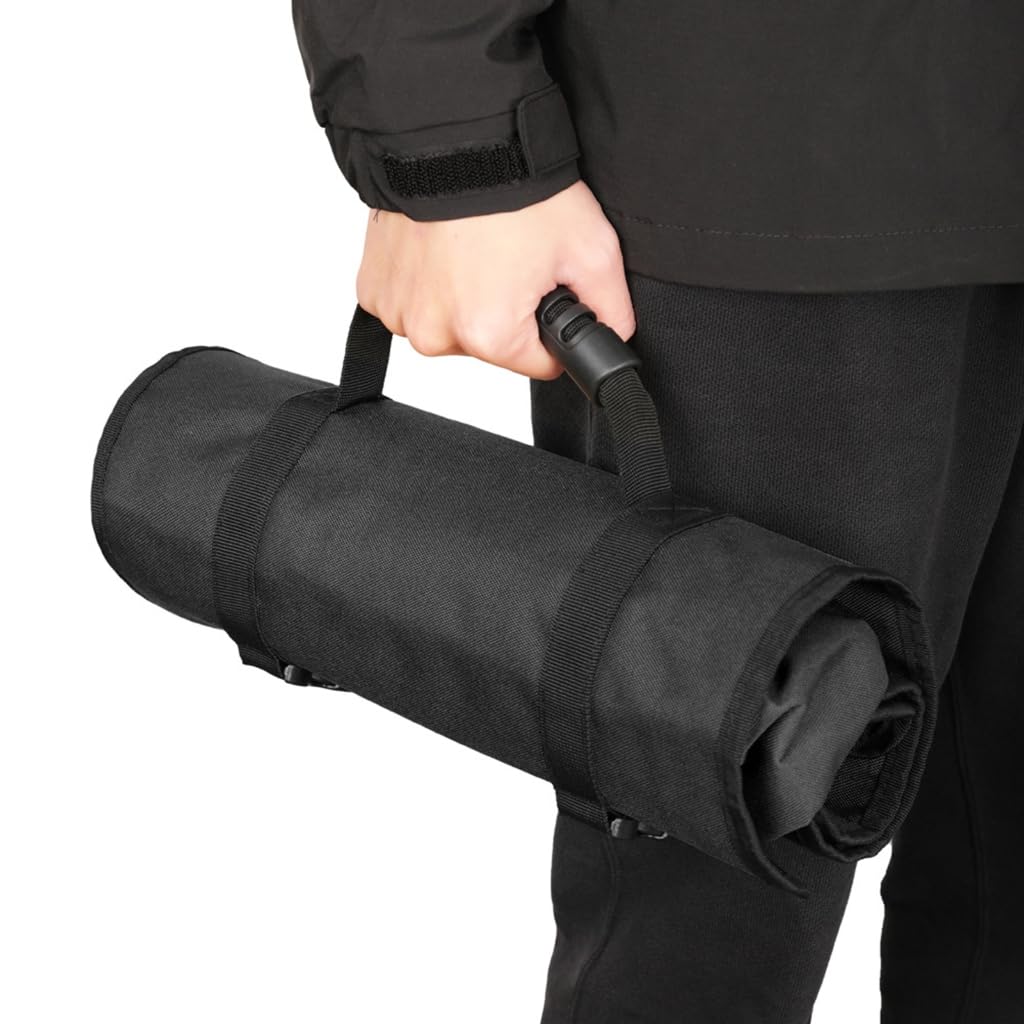 Borsa arrotolabile in tessuto Oxford impermeabile per un facile accesso e organizzazione degli strumenti in vari ambienti di lavoro