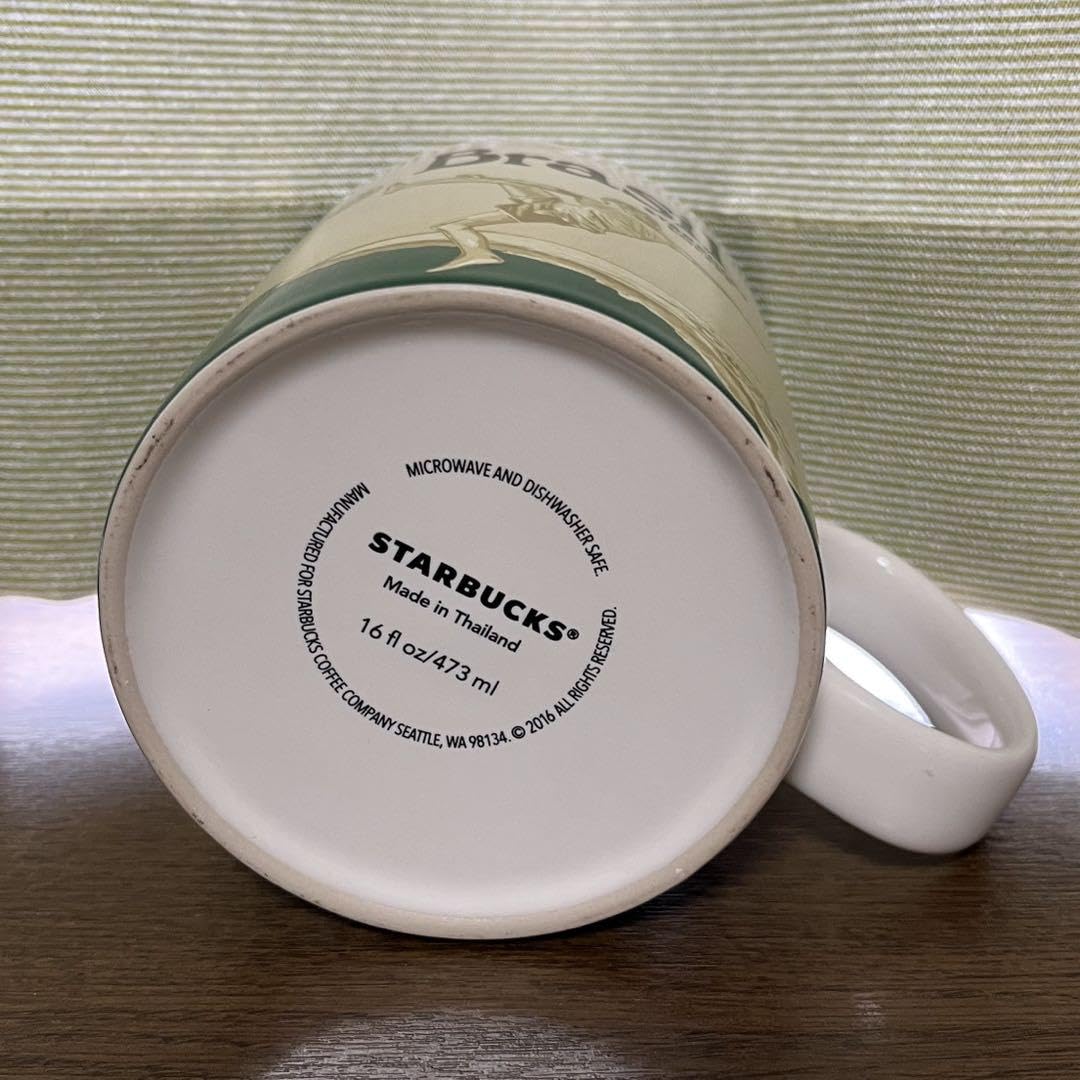 Starbucks Coffee - 【スタバ新品マグ3つセット】スターバックス海外柄マグカップ　ブラジル3種 Starbucks Coffee - 【スタバ新品マグ3つセット】スターバックス