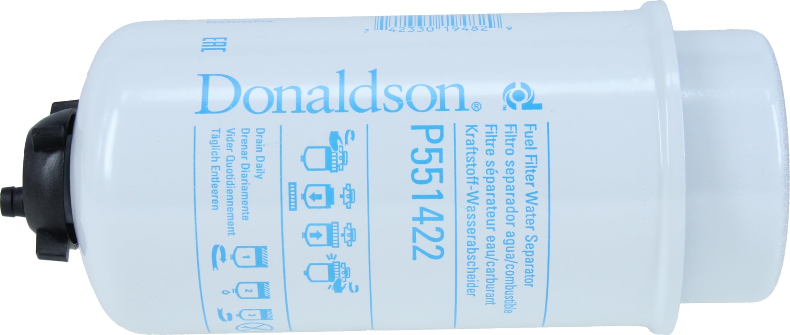 P551422 Fuel/Water Seperator Filter fits JD 4720 4730 6520 6630 6820 6830 6920 6930 7330 7730 7830 7930 1110D - Replaces AT274723 - BF7949-D - 1 Pack