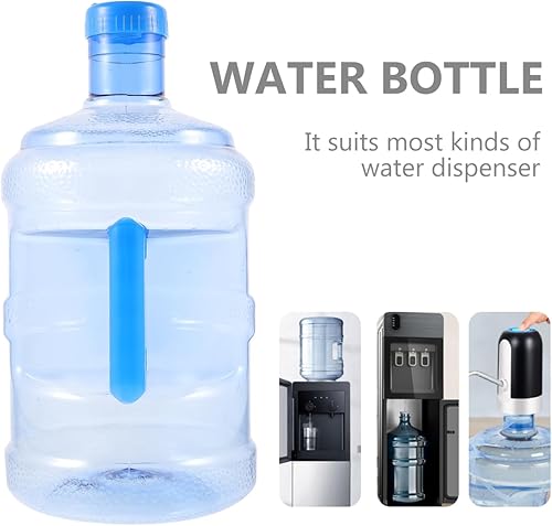 Miniatura 8 de Botella de agua de 1.3 galones con asa, jarra motivacional grande reutilizable para acampar, deportes al aire libre, viajes