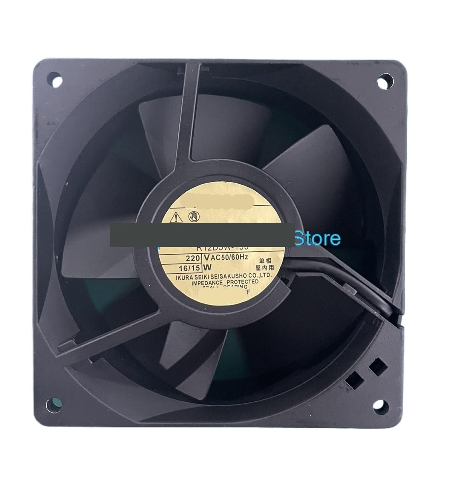Ventilateur R12D5W-155 haute efficacité thermique 200 V 16W 2650-365