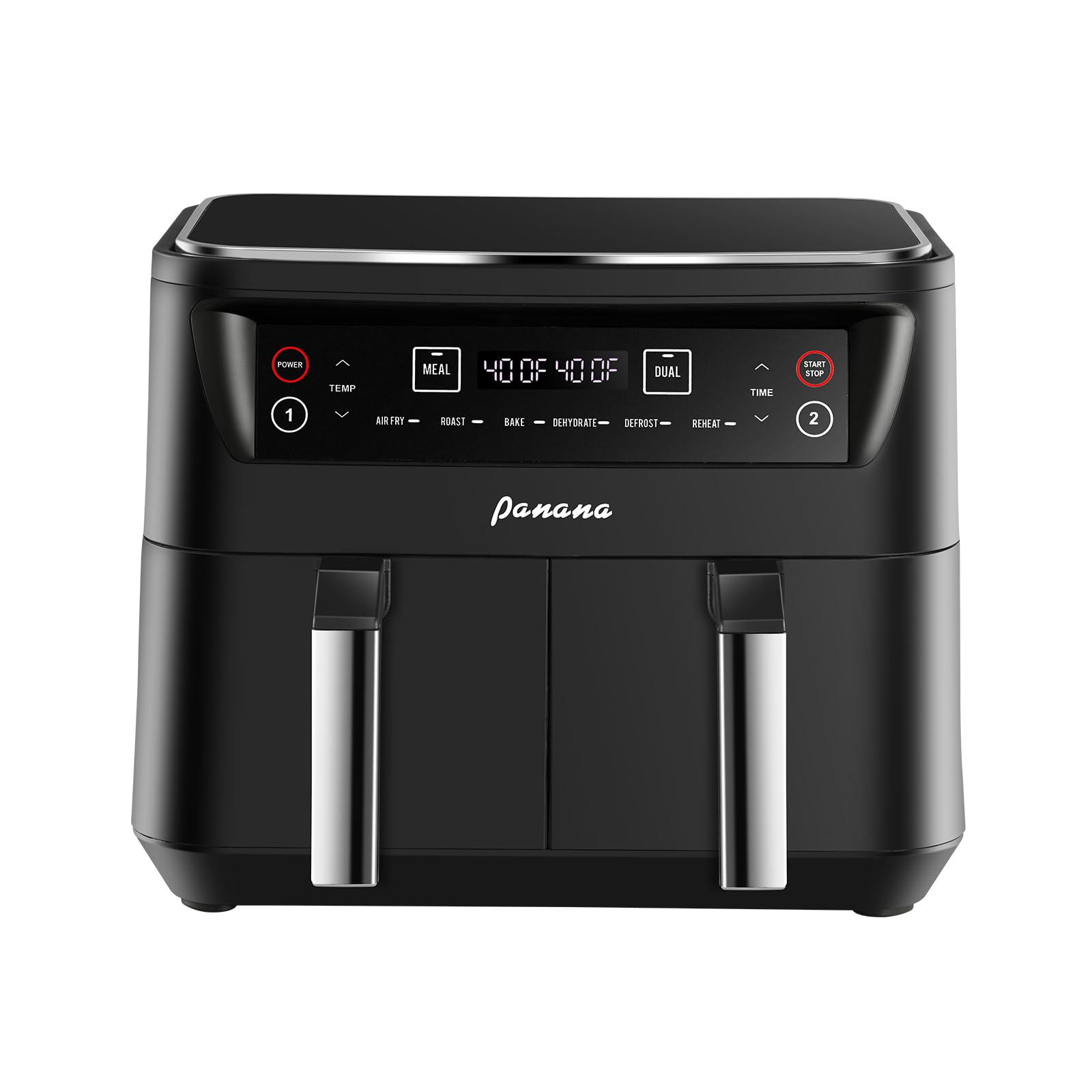 Air Fryer XL 8.5QT, Dual Zone 6 in 1 Air Fryer for Roast, Bake, Dehydrator, Defrost, Reheat for Quick Meals, Airfryers for Family Use
