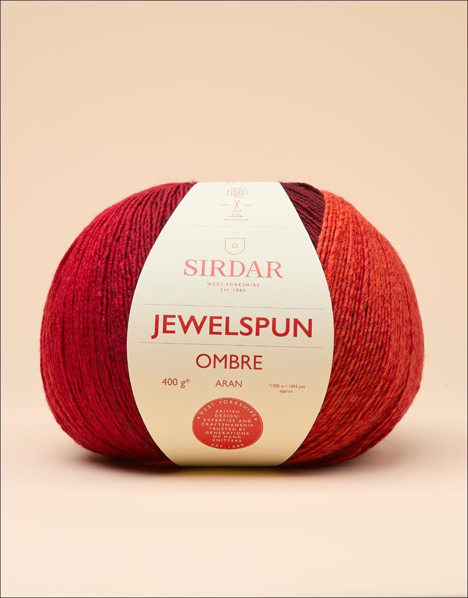 Sirdar Jewelspun Ombre, Sultry Sundown, 400g