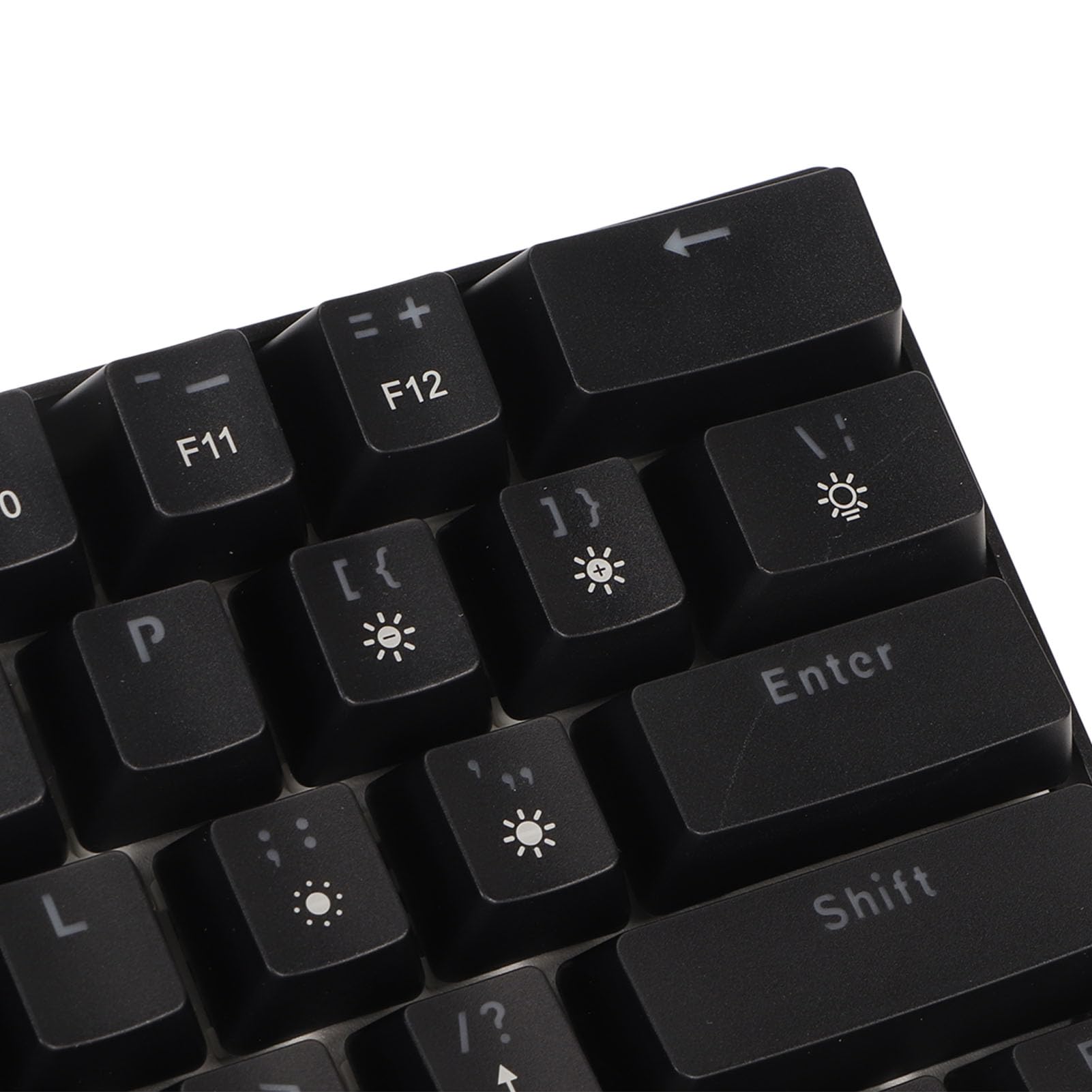 Generic Ergonomiczna Przewodowa Mechaniczna Klawiatura do Gier w 60% z Podświetlanymi Klawiszami dla Graczy i Maszynistek (Przełącznik koloru czarnego i niebieskiego)
