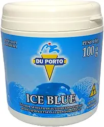 Base em Pó Para Sorvetes Picolés Geladinhos Vários Sabores (Ice Blue)