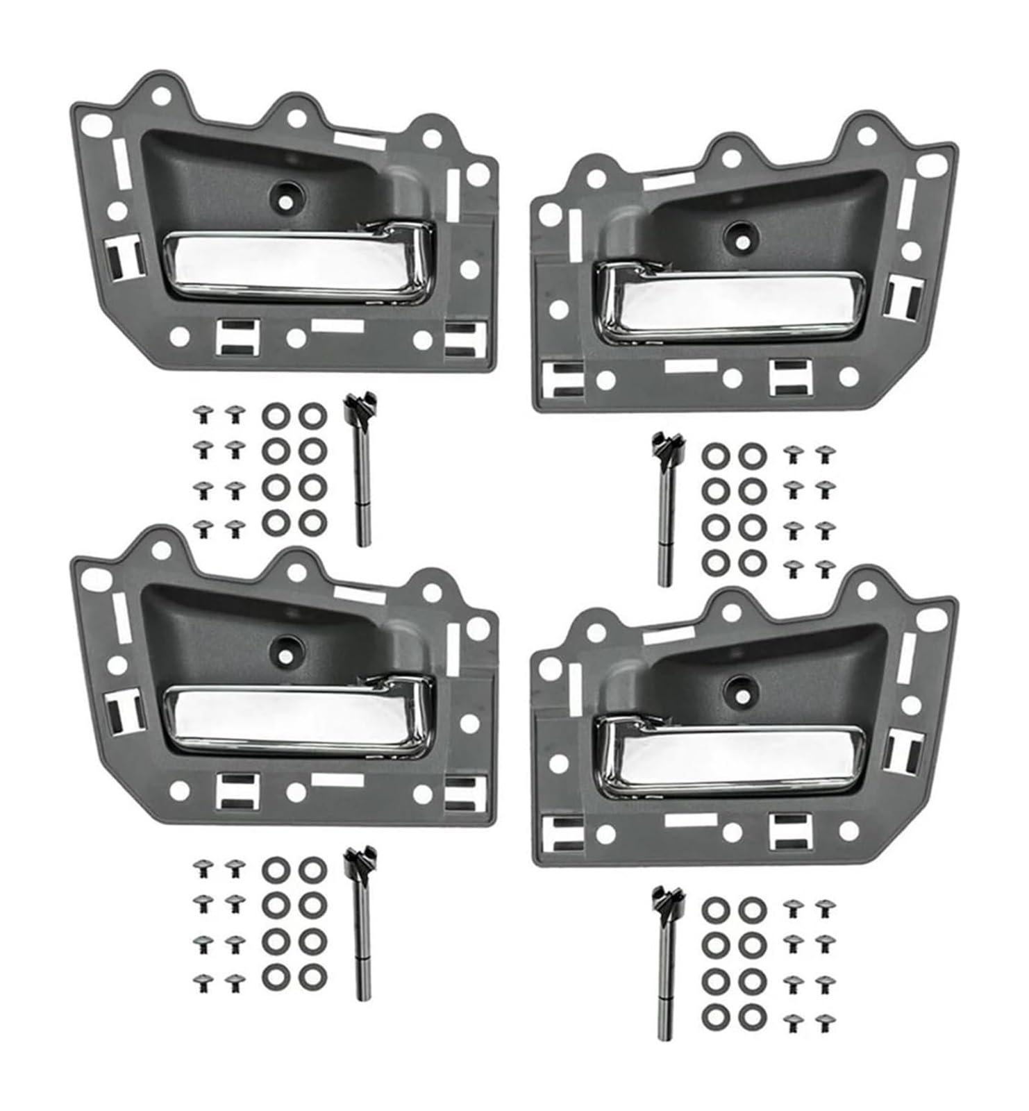 Tytyass One Color Inner Door Handle For Jeep For Grand For Cherokee 2005-2011 Car Inside Interior Door Handle Set 1Jv471j3aa 1Jv461j3aa 5Hr411j3ak 5Hr421j3ak