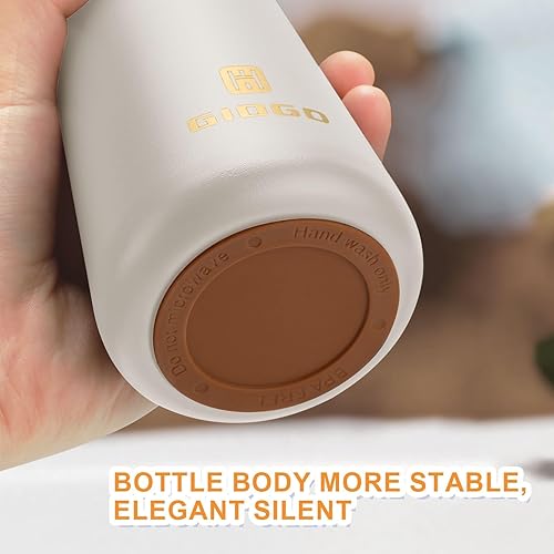 Miniatura 3 de Botella térmica pequeña delgada con aislamiento al vacío de 6.1 fl oz6.1 onzas, botella de agua térmica de acero inoxidable, termo para bebidas