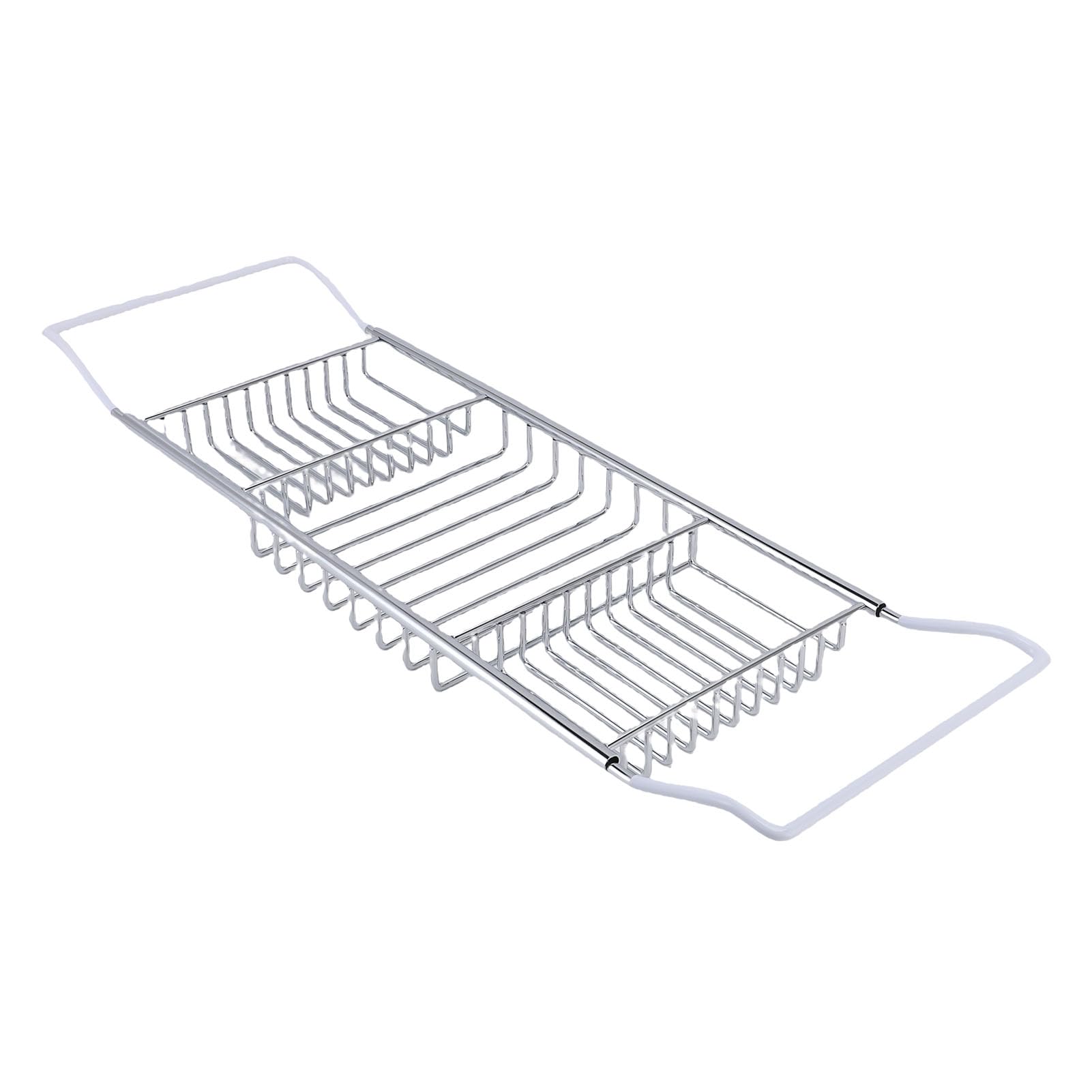 BRRNOO Bandeja de Bañera Expandible de Acero Inoxidable para Baño de